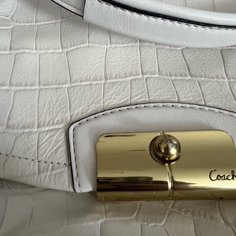 Coach Kristin Crocodile Embossed Bag 22924 - Picture 10 of 13
